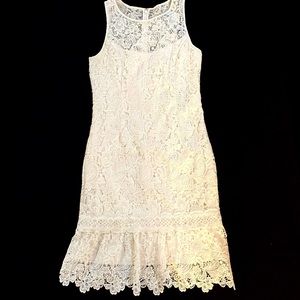 White House Black Market lace sleeveless dress